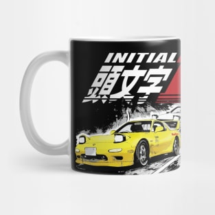 Initial D FD RX7 Stage 1 Drifting - Keisuke Takahashi's RedSuns vs takumi 86 Mug